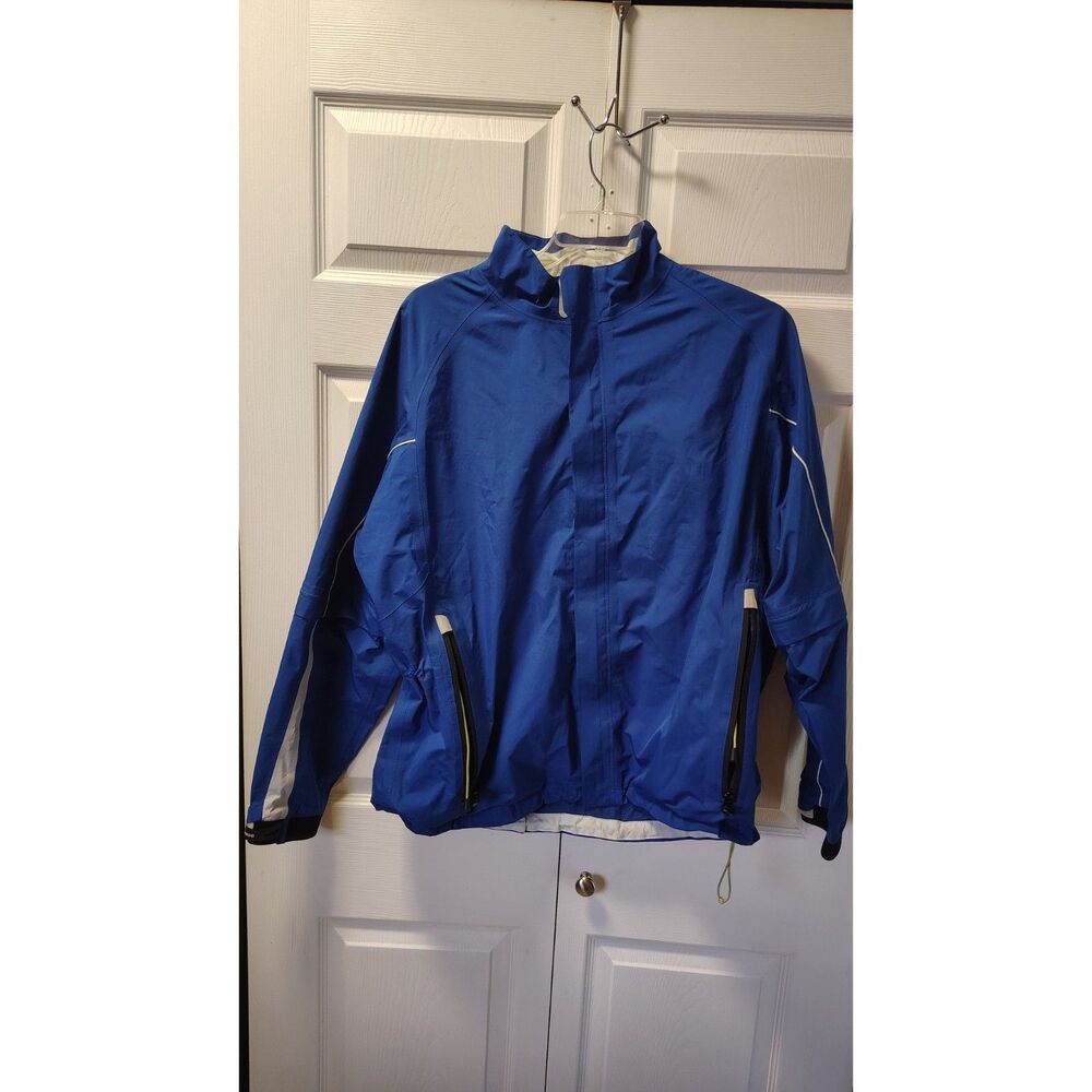 Sunice Hurricane Golf Rain Jacket Full Zip Waterproof Royal Blue Men's Size XL
